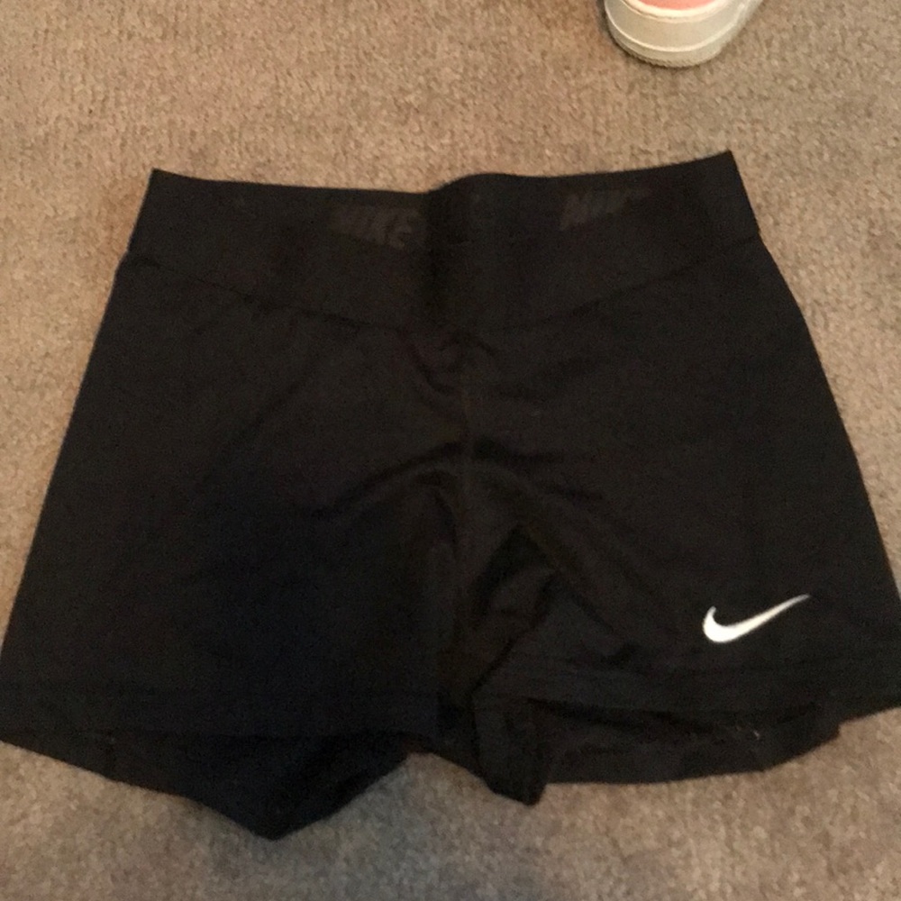 Black Nike Compression Shorts.